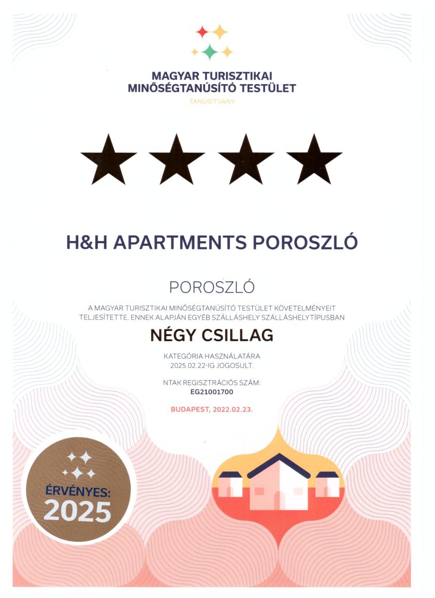 H&H Apartments Poroszló Екстериор снимка